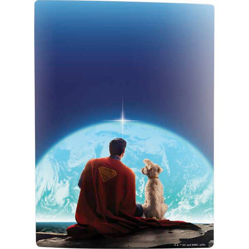 Superman 2025 Superman & Krypto watch the Earth PS5 Digital Edition Console Skin